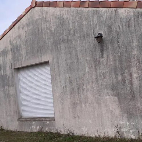 Mur avant traitement